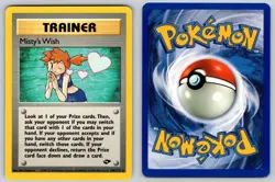 Misty's Wish 108/132 Unlimited Rare Gym Challenge Pokemon Near Mint - Image 3