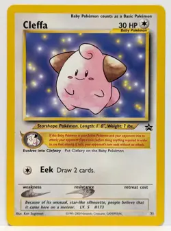 Pokemon Cleffa Black Star Promo #31 - Unplayed NM/M - Image 1