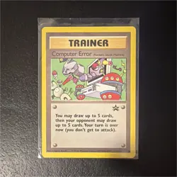 Pokemon TCG Computer Error 16/82 Team Rocket English Black star Promo - Image 1