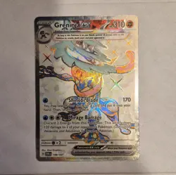 The Pokemon Company Greninja ex 198/167 SV06 UR Full Art Holo ENG - Image 1