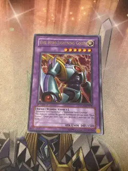Evil Hero Lightning Golem GLAS-EN039 Ultra Rare 1st Edition LP - Image 1