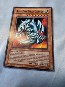 Yu-Gi-Oh Blue-Eyes Toon Dragon SDP-020 Starter Pegasus Rare 1st Edition TCG - Image 3