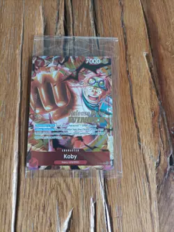 Koby promo sealed Stamped ENG #092 NM Release event WINNER One piece card - Image 1