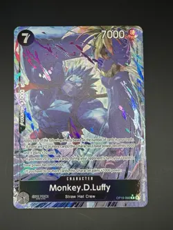 One Piece TCG Monkey.D.Luffy OP15-092 Alt Art - Adventure on Kami's Island - NM - Image 1