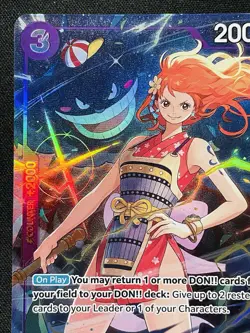 CARD ONE PIECE TCG - Nami O-Nami Alternate Art Promo Op09-070 NEAR MINT English - Image 2