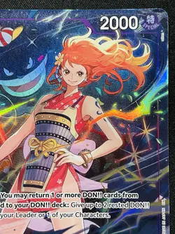 CARD ONE PIECE TCG - Nami O-Nami Alternate Art Promo Op09-070 NEAR MINT English - Image 3