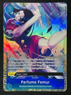CARD ONE PIECE TCG - Boa Hancock Perfume Femur Alternate Art NEAR MINT English - Image 1