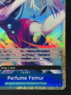 CARD ONE PIECE TCG - Boa Hancock Perfume Femur Alternate Art NEAR MINT English - Image 4