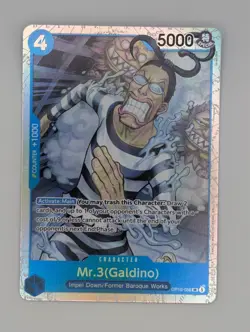 Mr. 3 (Galdino) SR OP16-056 The Time of Battle ONE PIECE Card Japanese Near Mint - Image 1