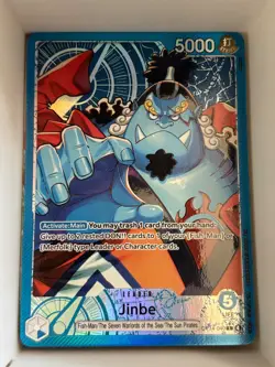 OP14-040 Jinbe AA Alt Art English L One Piece TCG Card Game - Image 1