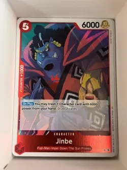 ST30-006 Jinbe FOIL English C One Piece TCG Card Game - Image 1