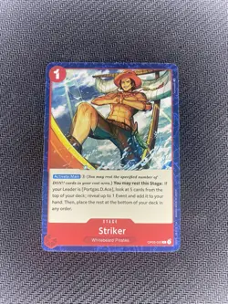 Striker Red One Piece Trading Card Pillars Of Strength Set TCG OP03-020 - Image 1