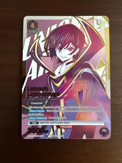 Union Arena Lelouch Lamperouge UEPR/CGH-1-017 - Top 4 Battle Promo Code Geass - Image 1