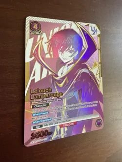 Union Arena Lelouch Lamperouge UEPR/CGH-1-017 - Top 4 Battle Promo Code Geass - Image 2