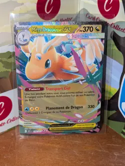 FRENCH Pokemon Card Mega-Dracolosse EX 152/217 Dragonite Transcendent Heroes - Image 1
