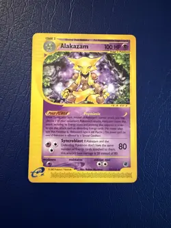 Alakazam 33/165 Non Holo Rare Expedition WOTC E-Reader Pokemon TCG Card - Image 1