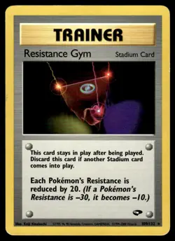 2000 Pokemon Gym - Challenge Resistance Gym #109 Heavy Play - Image 1