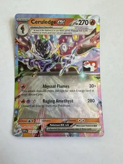 Pokemon Ceruledge ex 036/191 Prize Pack Series Cards Holo - Image 1