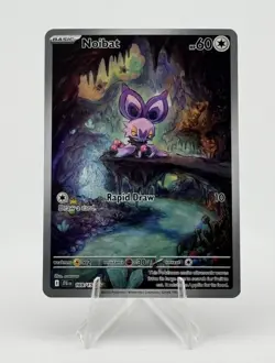 Pokemon TCG Noibat Journey Together Illustration Card 169/159 Near Mint Holo - Image 1