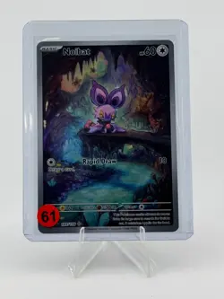 Pokemon TCG Noibat Journey Together Illustration Card 169/159 Near Mint Holo - Image 2