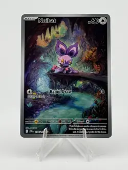 Pokemon TCG Noibat Journey Together Illustration Card 169/159 Near Mint Holo - Image 3