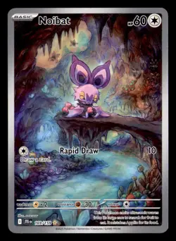 Pokemon TCG Noibat Journey Together Illustration Card 169/159 Near Mint Holo - Image 5