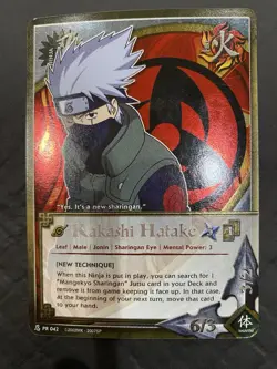 Bandai Naruto CCG Promo Foil English 4-Card Lot Sakura/Kakashi/Naruto PR040 - Image 5