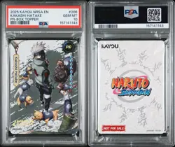 Kakashi Hatake PR Promo Card English Naruto Kayou Series 2 NRSA-PR-006 PSA 10 - Image 3