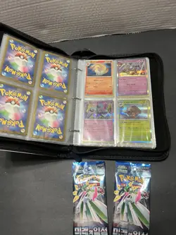 Pokemon Cards With Binder And 2 Korean Packs - Image 5