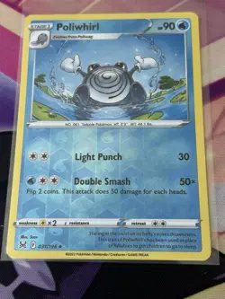 Poliwhirl - 031/196 - Reverse Holo - Lost Origin - NM/M - Pokemon Card - Image 1