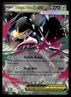 2025 Pokemon Mega Evolution Mega Mawile ex #094 Near Mint - Image 1