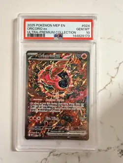 2025 POKEMON MEP EN Oricorio EX Ultra-Premium Collection #024 PSA 10 - Image 1