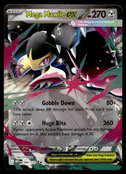 2025 Pokemon Mega Evolution Mega Mawile ex #094 Near Mint - Image 1