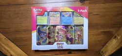 Pokemon TCG Scarlet & Violet 151 Mini Tin 5-Pack 10 Packs English Foil 2024 - Image 1