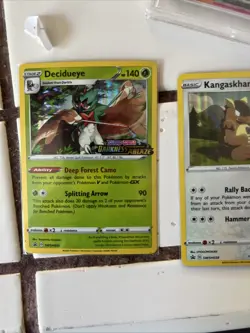 Pokemon TCG Decidueye SWSH035 Darkness Ablaze Prerelease Stamped Holo Card - Image 1