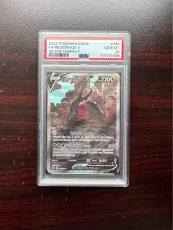 Pokemon *PSA 10* Regidrago V (Alt Art Silver Tempest 184/195) GEM MINT - Image 1