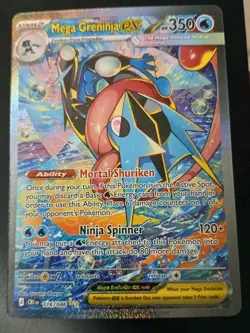 Mega Greninja ex SIR 116/086 Chaos Rising Special Illustration Rare Pokemon TCG - Image 1