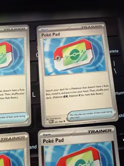 Pokemon TCG Poke Pad Lot (8) Rev Holo Regular NM Playable Card Bundle - Image 4