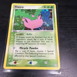 2004 Pokemon EX Team Rocket Returns Hoppip Reverse Holo #57/109 Lp - Image 1
