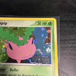 2004 Pokemon EX Team Rocket Returns Hoppip Reverse Holo #57/109 Lp - Image 4