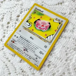 2001 Neo Revelation Snubbull 55/64 1st Edition Wotc Vintage Pokemon Card - Image 2