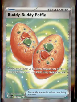 Pokemon Buddy Buddy Poffin 167/132 Mega Evolution Full art - Image 1