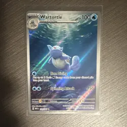 SV 151 Wartortle 171/165 Illustration Rare Holo Pokemon TCG EN - Image 2