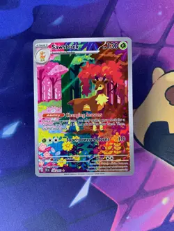 2024 Pokemon TEF EN Illustration Rare #166/162 Sawsbuck - Image 2