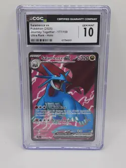 Salamence EX 177/159 - 2025 Pokemon Journey Together Ultra Rare Holo CGC 10 - Image 1