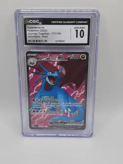Salamence EX 177/159 - 2025 Pokemon Journey Together Ultra Rare Holo CGC 10 - Image 3