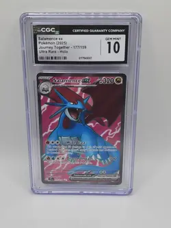 Salamence EX 177/159 - 2025 Pokemon Journey Together Ultra Rare Holo CGC 10 - Image 4
