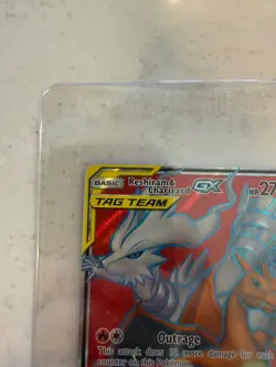 Reshiram & Charizard GX 194/214 Ultra Rare Unbroken Bonds Pokemon Holo Near Mint - Image 3