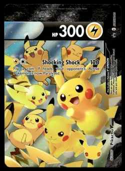 2021 Pokemon Black Star Promos Pikachu V-UNION #SWSH140 Light Play Holo - Image 1