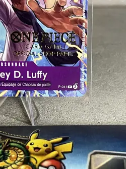 Monkey. D. Luffy P-041 Official Shop Paris Promo NM ONE PIECE Card Game - Image 4